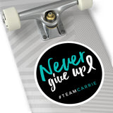 #TEAMCARRIE - Never Give Up Sticker