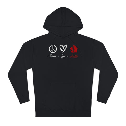 Peace, Love, Real Estate Hoodie