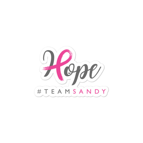 Hope Sticker - #TEAMSANDY