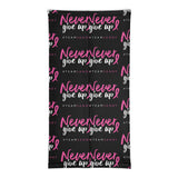 Never Give Up Neck Gaiter - #TEAMSANDY