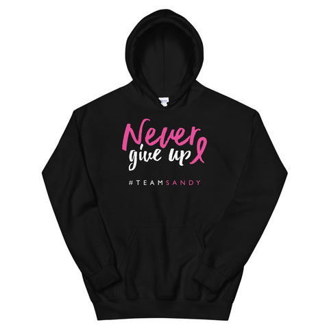 Never Give Up Hoodie - #TEAMSANDY