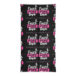 Faith, Hope, Love Neck Gaiter - #TEAMSANDY