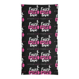 Faith, Hope, Love Neck Gaiter - #TEAMSANDY